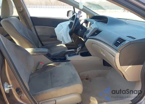 2012 Honda Civic Lx z USA, uszkodzony, nr VIN 2HGFB2F57CH543494